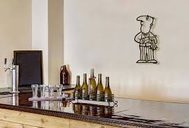 Wine Steward Medium Metal Bar Art