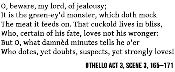 Jealousy is the Green-Eyed Monster | heartlea via Relatably.com