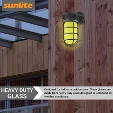sunlite 3 in outdoor yellow frosted