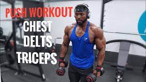 chest shoulders triceps