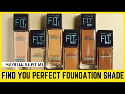 how to choose maybelline fit me