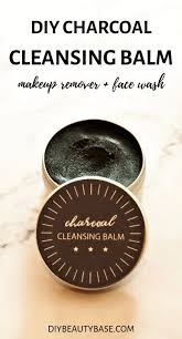 diy charcoal cleansing balm