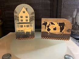 Cows and grass go togeher! Wooden Cow Farmhouse Home Decor Plaques Signs For Sale In Stock Ebay