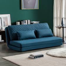 53 5 Armless Sleeper Sofa Leath Aire