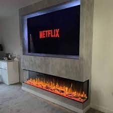 matching your tv size to your fireplace