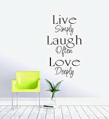 live laugh love wall decal decal for