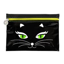 cosmetic bag akademik black cat