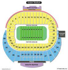 autzen stadium seating chart seating