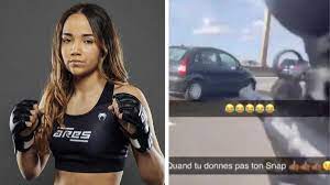 Une combattante française de MMA se fait tirer dessus pour ne pas avoir  donné son snap, voici sa réaction
