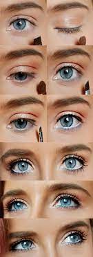 how to rock makeup for blue eyes easy