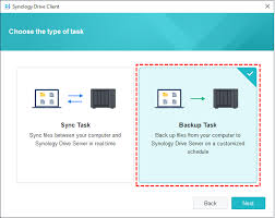 how to backup to synology nas from