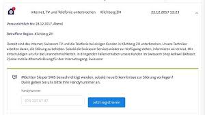 Bei der website allestoerungen.ch gingen zahlreiche meldungen. Schone Bescherung In Kilchberg Zh 40 Swisscom Kunden Ohne Internet