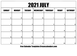 3 days 15 hours ago. Download Printable July 2021 Calendars