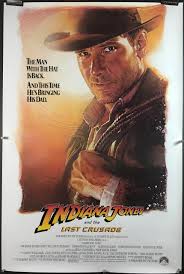 Harrison ford who plays jones, is a fictional archaeologist who always manages to find himself in danger, escaping just in the nick of time. Indiana Jones The Last Crusade Original Harrison Ford Movie Poster Original Vintage Movie Posters