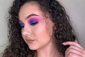 cotton candy eye makeup tutorial be