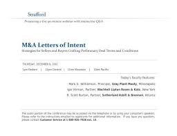 m a letters of intent strafford