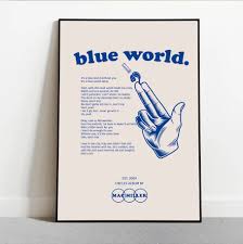 mac miller circles al blue world poster