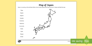 Use a student atlas and our list of places or one of the ideas to practice map skills. Ks1 Map Of Japan Worksheet Teacher Made
