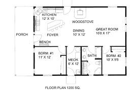 House Plan 86562 With 1200 Sq Ft 2