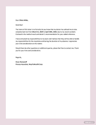 leave letter template in pdf free