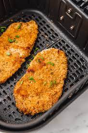 Thin Sliced Chicken Cutlets In Air Fryer gambar png