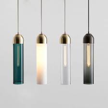 Simple Restaurant Glass Pendant Lights