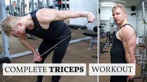 complete triceps workout fix elbow