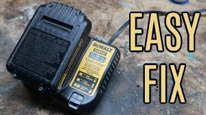 FIX DEWALT DCB107 LITHIUM BATTERY CHARGER FOR LESS THAN $1 - YouTube