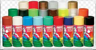 almost ever colour available abro spray