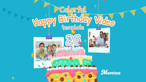 Colorful Happy Birthday Video Template By Montae Videohive
