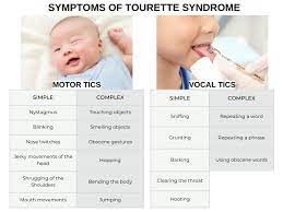 early signs of tourette syndrome
