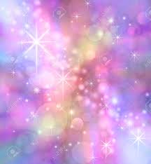 Starry Sparkling Bokeh Background Party Theme Multicolored