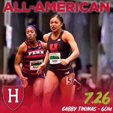 Thomas also set personal bests in all three rounds of the women's 200m at u.s. Harvard T F Xc On Twitter Congrats To Gabby Thomas 12th 60m And Myles Marshall 12th 800m Second Team All Americans Gabby Races In 200m In 10 Minutes Gocrimson Https T Co H4a1xnfqne