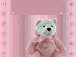 hd wallpaper white and pink bear plush