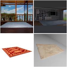 rugs and carpets 3d model free