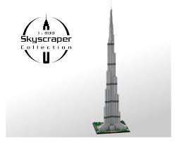 lego moc burj khalifa 1 800 scale