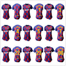 Hot Item 2019 2020 Barcelona Messi Griezmann Soccer Jerseys Football Shirt Kits