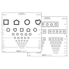 Lea Symbols 10 Line Folding Pediatric Eye Chart Lea Test