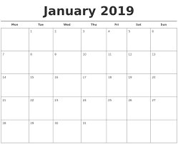 Fill In August 2019 Calendar Printable Calendar 2019 Template