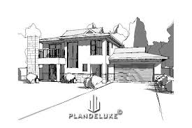 Double Story House Plans Plandeluxe