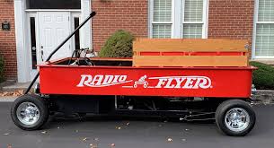 this v8 powered radio flyer wagon is
