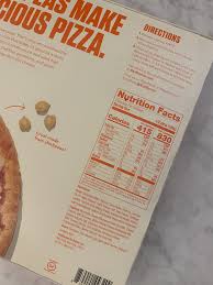 review banza pea crust frozen pizza
