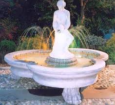 Modern Italian Marble Fountain The