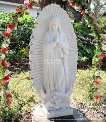 Guadalupe In Statuary White Marble