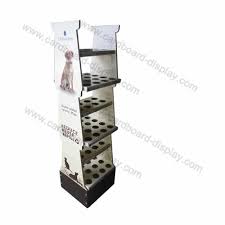 foldable cardboard floor display rack