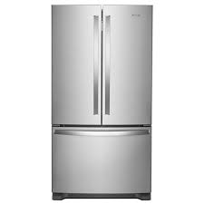 Stainless steel is often used in appliances such as refrigerators, stovetops, and dishwashers. Whirlpool 25 2 Cu Ft French Door Refrigerator With Ice Maker Fingerprint Resistant Stainless Steel Energy Star In The French Door Refrigerators Department At Lowes Com