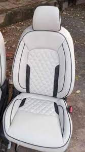 4 Wheeler Innova White Leather Car Seat