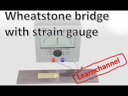 Wheatstone Bridge With Strain Gauge