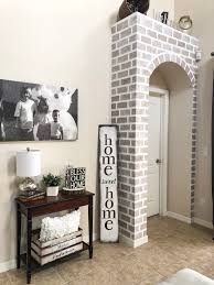 How to Create a Faux Brick Accent Wall Homeonarborpointe