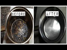 burnt pan easily homemade cleaning hack
